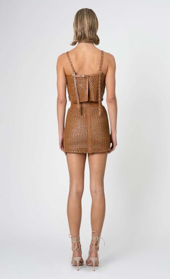  논살란트 레이블 숏 스커트 넌캐럴런트 라벨 카이덴 스커트 허니 - NONCHALANT LABEL