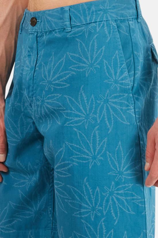  루시앙 팔라피네 숏팬츠 Lucien Pellat Finet 버뮤다 레이저 리프 반바지 블루 - LUCIEN PELLAT-FINET