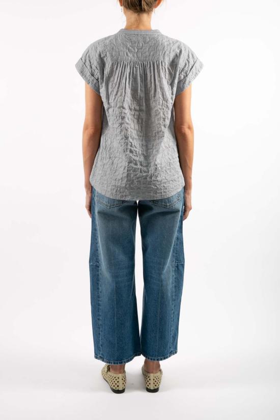  amannna 블라우스 아마나 브렌 리틀 스트라이프 탑 네이비 - OTHER BRANDS