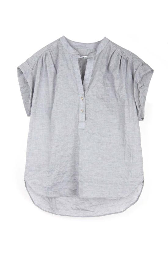  amannna 블라우스 아마나 브렌 리틀 스트라이프 탑 네이비 - OTHER BRANDS