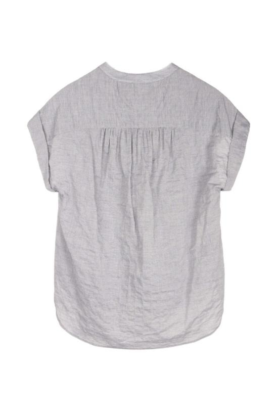  amannna 블라우스 아마나 브렌 리틀 스트라이프 탑 네이비 - OTHER BRANDS