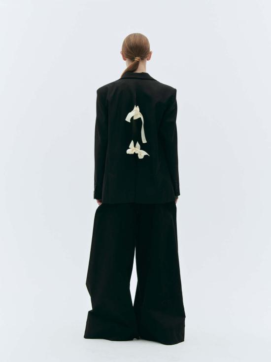  더 가먼트 스트레이트 팬츠 가먼트 카사노 팬츠 블랙 - THE GARMENT