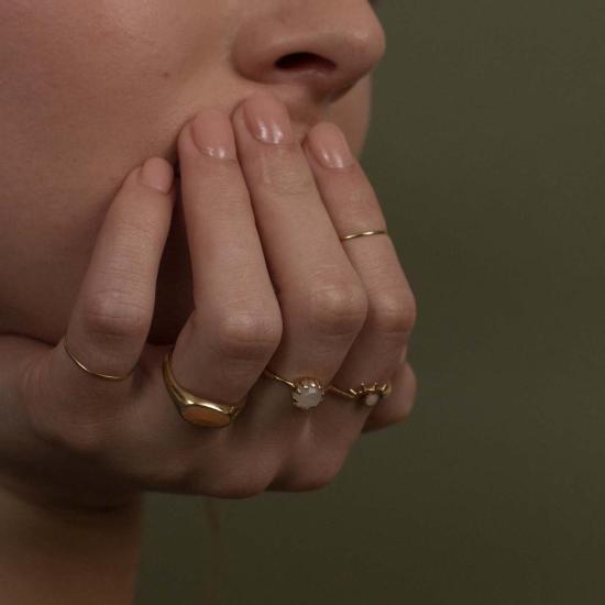  메리위프 반지 메레위프 와이엇 시그넷 링 골드