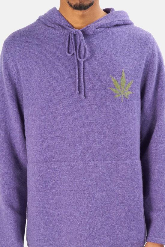  Harden 후드 티셔츠 하든 리프 캐시미어 후드  퍼플/그린 - OTHER BRANDS