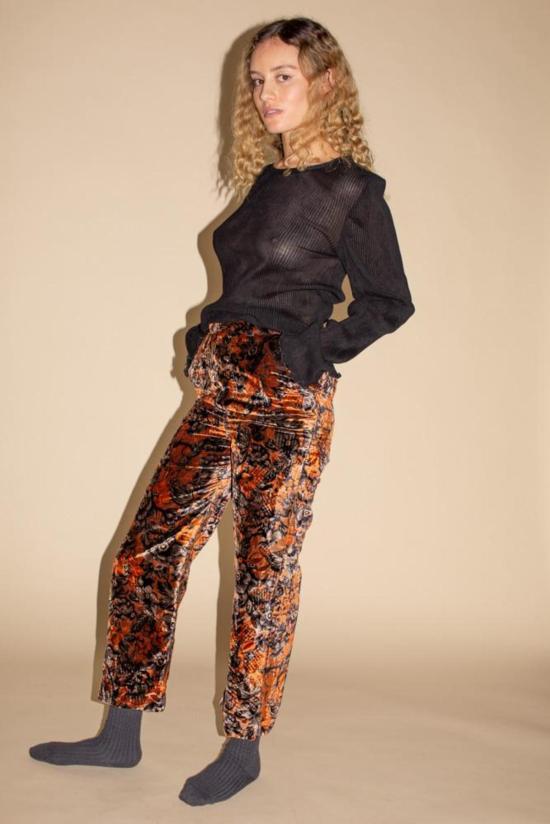  Michons Marigot 스트레이트 팬츠 Michons 마리고 벨벳 바지 - OTHER BRANDS