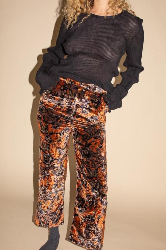  Michons Marigot 스트레이트 팬츠 Michons 마리고 벨벳 바지 - OTHER BRANDS