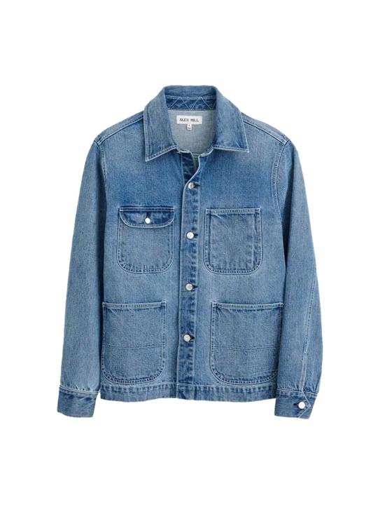  알렉스 밀 데님 자켓 워크 재킷 빈티지 워시 데님 - ALEX MILL