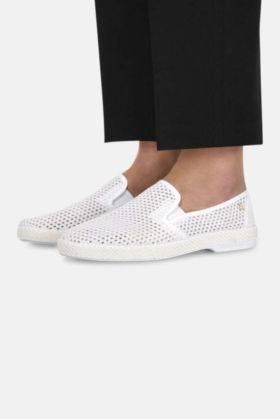  Rivieras 뮬/슬리퍼 리비에라스 클래식 메시 슬립온 화이트