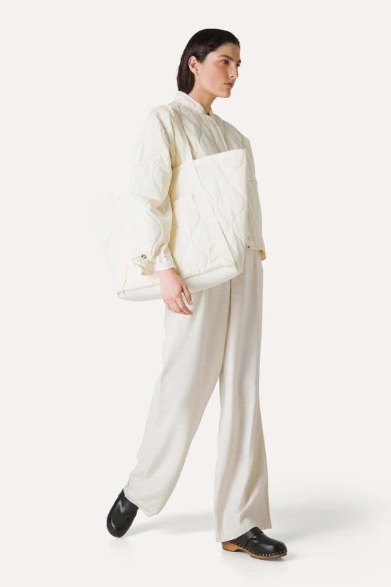  오오에프 자켓 우프 숏 퀼팅 재킷 바닐리아 - OOF