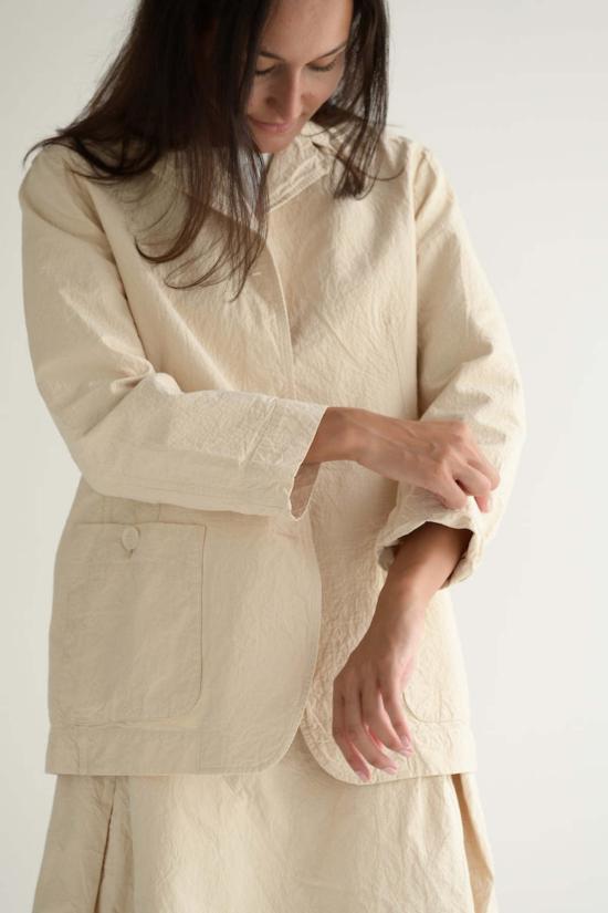  케이시 케이시 데님 자켓 밸리 재킷 에크루 - CASEY CASEY