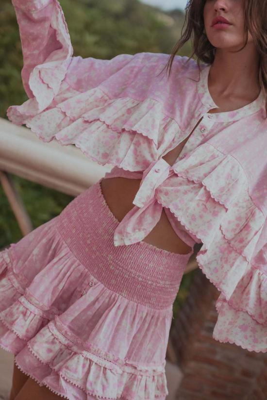  선데이 세인트 트로페즈 블라우스 선데이 생트로페 마고 탑 핑크