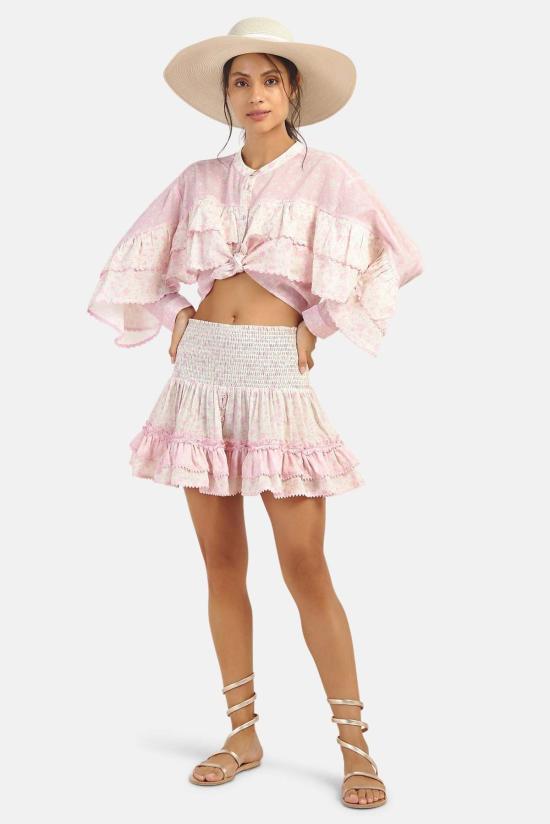  선데이 세인트 트로페즈 블라우스 선데이 생트로페 마고 탑 핑크 - SUNDAY SAINT-TROPEZ