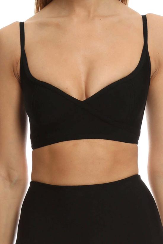  Herve Leroux 민소매 티셔츠 에르베 르루 마이 브라탑 블랙 - OTHER BRANDS