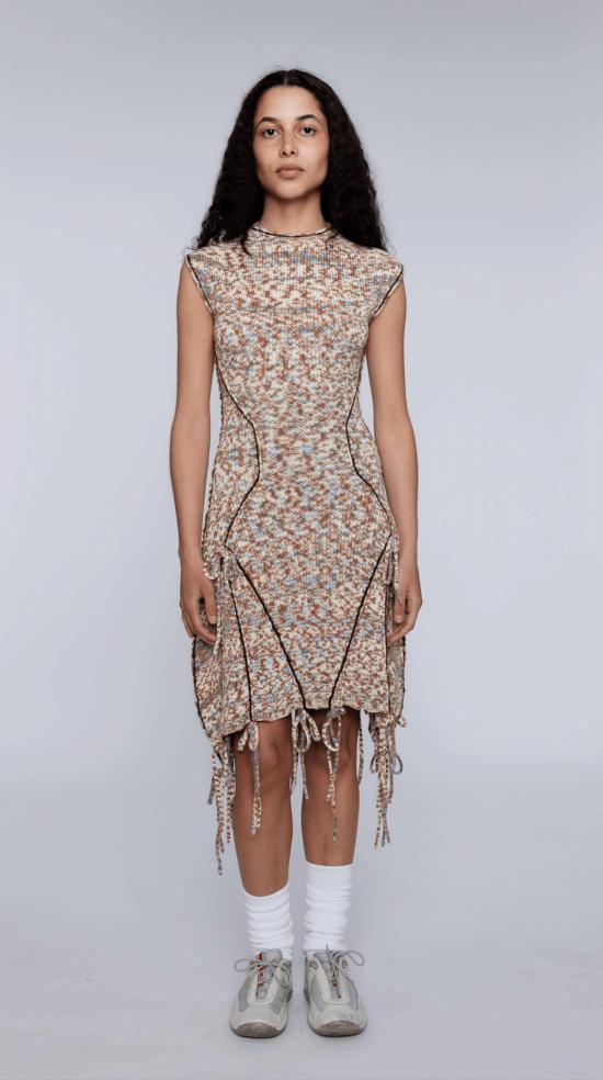  Gabe Gordon 숏 원피스 스페이스 다이드 드레스 스페이스 다이드 - OTHER BRANDS