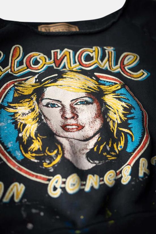  메이드원 스웨터 Made Worn Blondie Cut 스웨트셔츠 석탄 안료 - MADEWORN