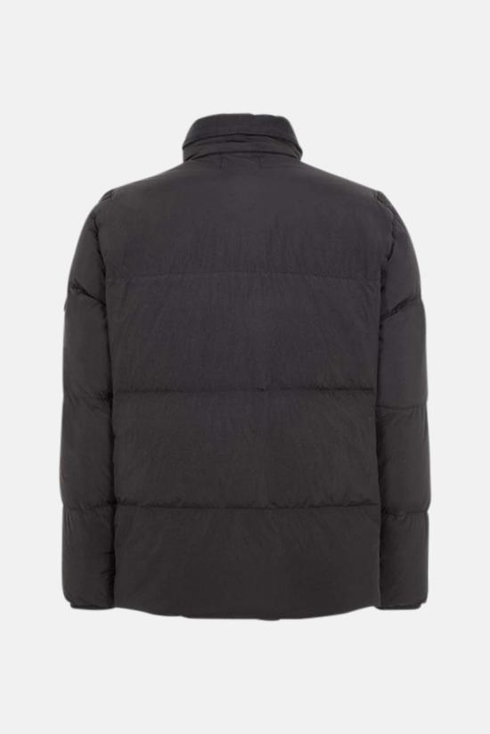  스톤 아일랜드 숏패딩 스톤아일랜드 크링클렙스 다운 재킷 블랙 - STONE ISLAND