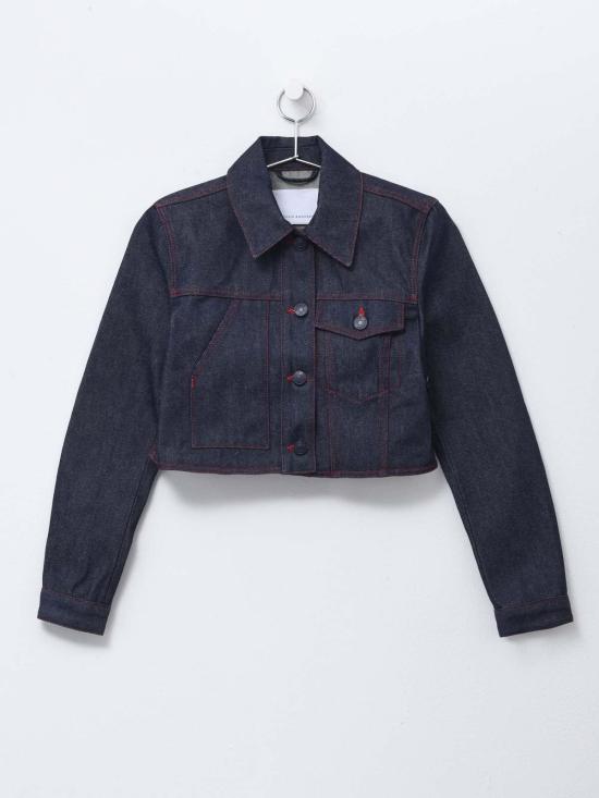  세실리아 반센 데님 자켓 Cecilie Bahnsen 그레이시 재킷 데님 인디고