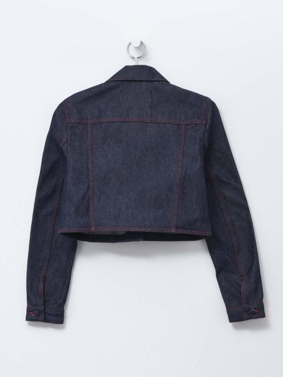 세실리아 반센 데님 자켓 Cecilie Bahnsen 그레이시 재킷 데님 인디고 - CECILIE BAHNSEN