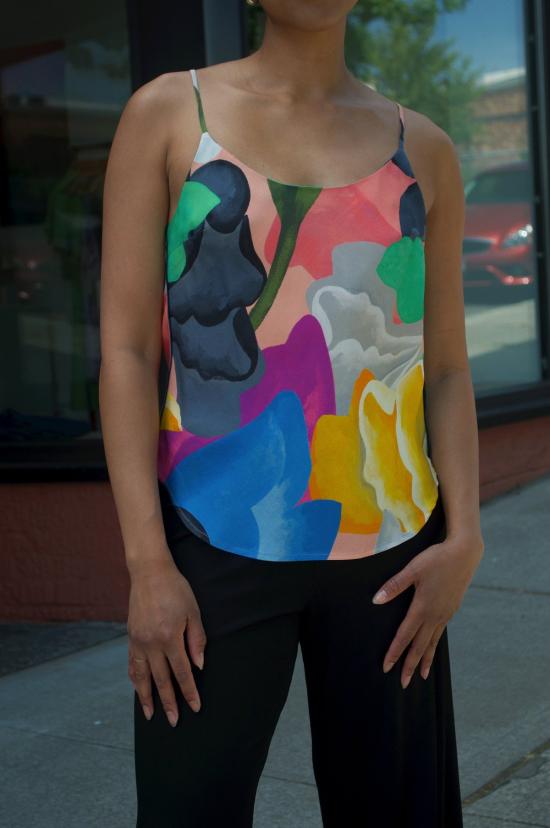  언타이틀드 인 모션 민소매 티셔츠 제목 없음 모션 살라시아 탱크 아리스테아