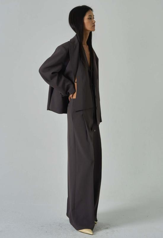  더 엔케이씨 스토어 수트 자켓 Nkc 베로니카 블레이저 브라운 - The NKC Store