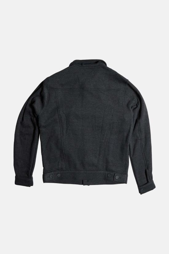  블루&크림 자켓 매드 플리스 트러커 재킷 차콜 헤더 - BLUE&CREAM