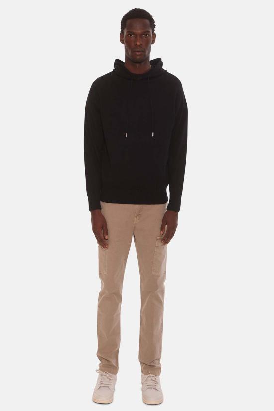  Blue&Cream 후드 티셔츠 블루&크림 리드 풀오버 후드 티셔츠 블랙 - BLUE&CREAM