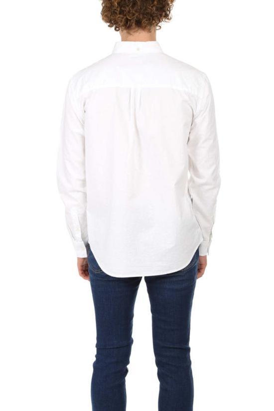  프레임 긴팔 셔츠 데님 클래식핏 버튼 다운 블랑 - FRAME