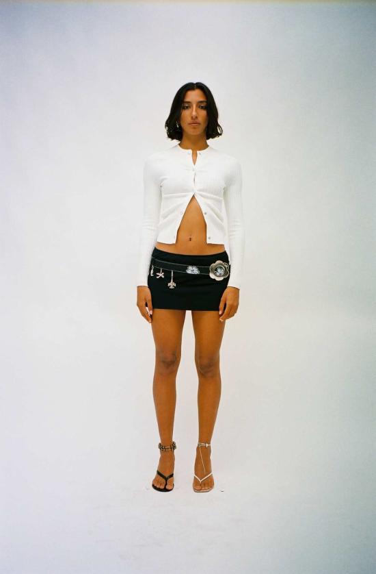  giu giu 가디건 Giu Giu 논나 펄  화이트 - OTHER BRANDS