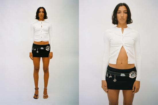  giu giu 가디건 Giu Giu 논나 펄  화이트 - OTHER BRANDS