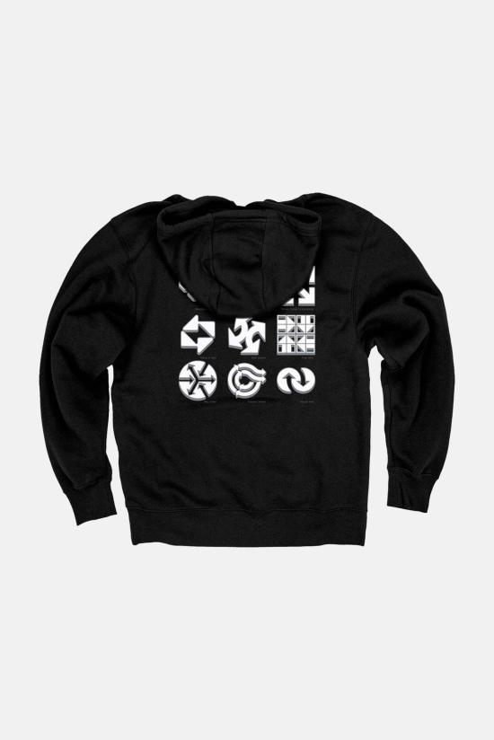  Blue&Cream 후드 티셔츠 블루&크림 The Original 블루&크림 후드 티셔츠 제트 블랙 - BLUE&CREAM