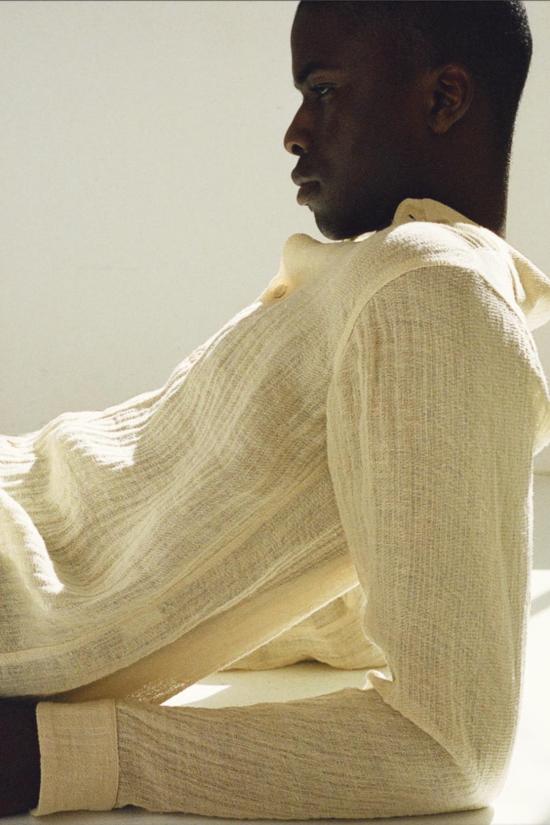  르카샤 긴팔 셔츠 Le Kasha Dewas 리넨 거즈 긴팔 셔츠