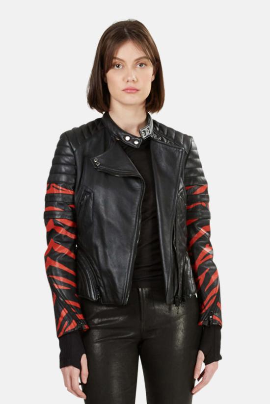  3.1 필립림 가죽 자켓 3.1 필립 림 페플럼 모터사이클 재킷 - 3.1 PHILLIP LIM
