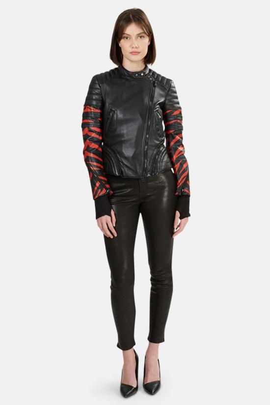  3.1 필립림 가죽 자켓 3.1 필립 림 페플럼 모터사이클 재킷 - 3.1 PHILLIP LIM