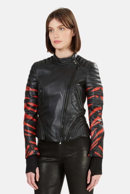  3.1 필립림 가죽 자켓 3.1 필립 림 페플럼 모터사이클 재킷 - 3.1 PHILLIP LIM