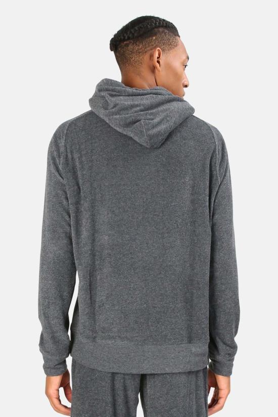  Blue&Cream 후드 티셔츠 블루&크림 풀 테리 풀오버 후드 티셔츠 미드나잇 헤더 - BLUE&CREAM