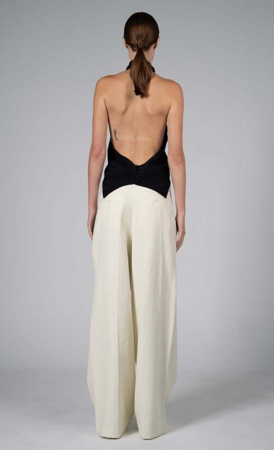  논살란트 레이블 민소매 티셔츠 넌캐럴런트 라벨 클라라 탑 블랙 - NONCHALANT LABEL