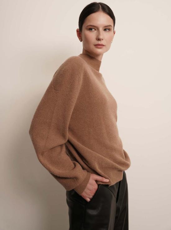  파렌테지 터틀넥 소피아 스웨터 캐멀 - PARENTEZI