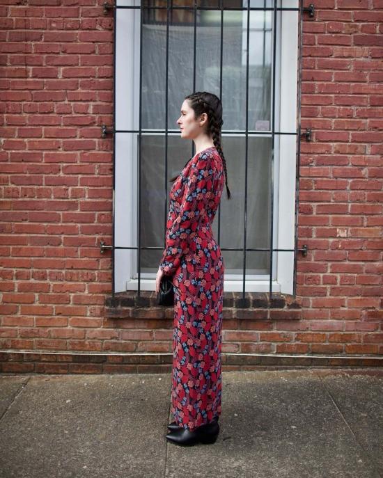  살로니 롱 원피스 진스 C 드레스 - SALONI