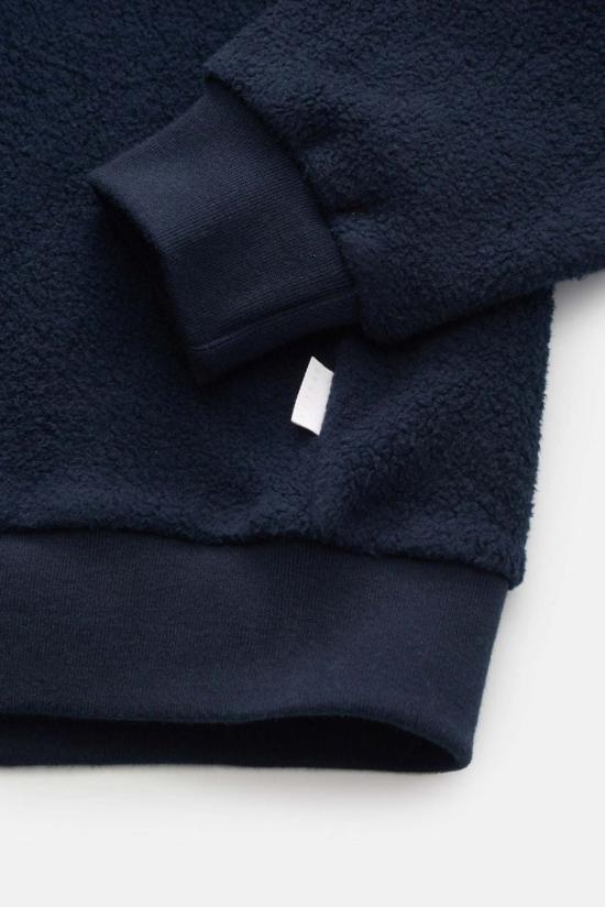  [키즈] 블루&크림 풀오버 키즈  지퍼 후드 네이비 - BLUE&CREAM