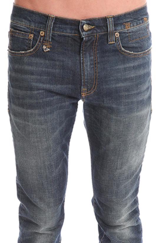  알13 데님 팬츠 R13 스케이트 진 빈티지 블루 - R13