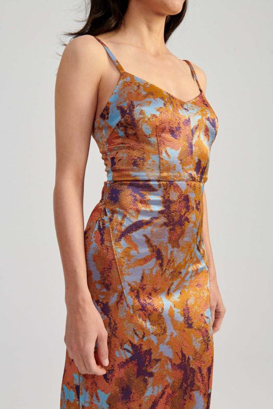  레이첼 코미 롱 원피스 릴라 드레스 프린트 - RACHEL COMEY