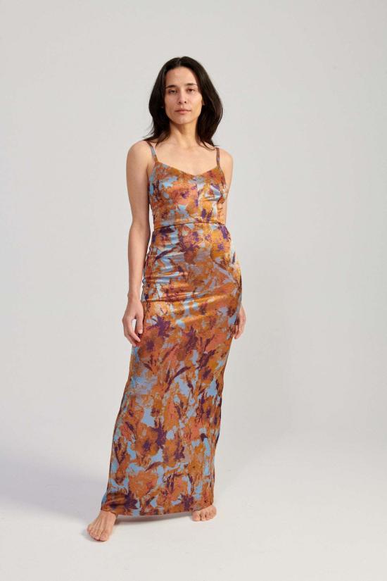  레이첼 코미 롱 원피스 릴라 드레스 프린트 - RACHEL COMEY