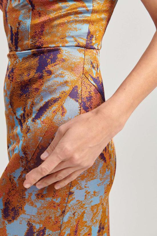  레이첼 코미 롱 원피스 릴라 드레스 프린트 - RACHEL COMEY