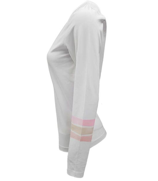  Madison Maison™ 긴팔 티셔츠 매디슨 메종™ 3 스트라이프  화이트 - OTHER BRANDS