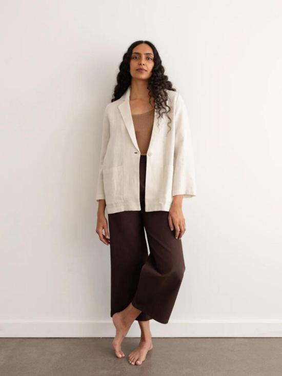  퍼스트 라이트 수트 자켓 First Rite Linen Everyday Blazer 세탁 솔트 - FIRST RITE