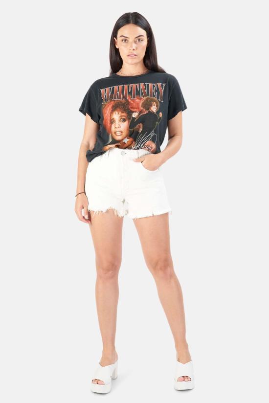  MadeWorn 반팔 티셔츠 Made Worn Whitney Houston Tee 석탄 안료 - OTHER BRANDS