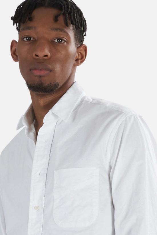  Blue&Cream 긴팔 셔츠 블루&크림 옥스포드 버튼 다운 화이트 - BLUE&CREAM