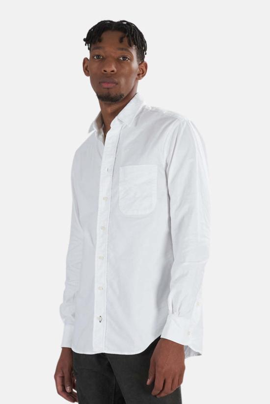  Blue&Cream 긴팔 셔츠 블루&크림 옥스포드 버튼 다운 화이트 - BLUE&CREAM