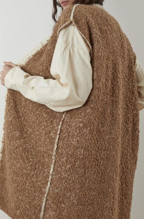  울 하이드 베스트 니트 위브  프랄린 - WOL HIDE