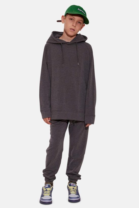  [키즈] 블루&크림 트레이닝/조거 팬츠 키즈  레  다크 그레이 헤더 - BLUE&CREAM